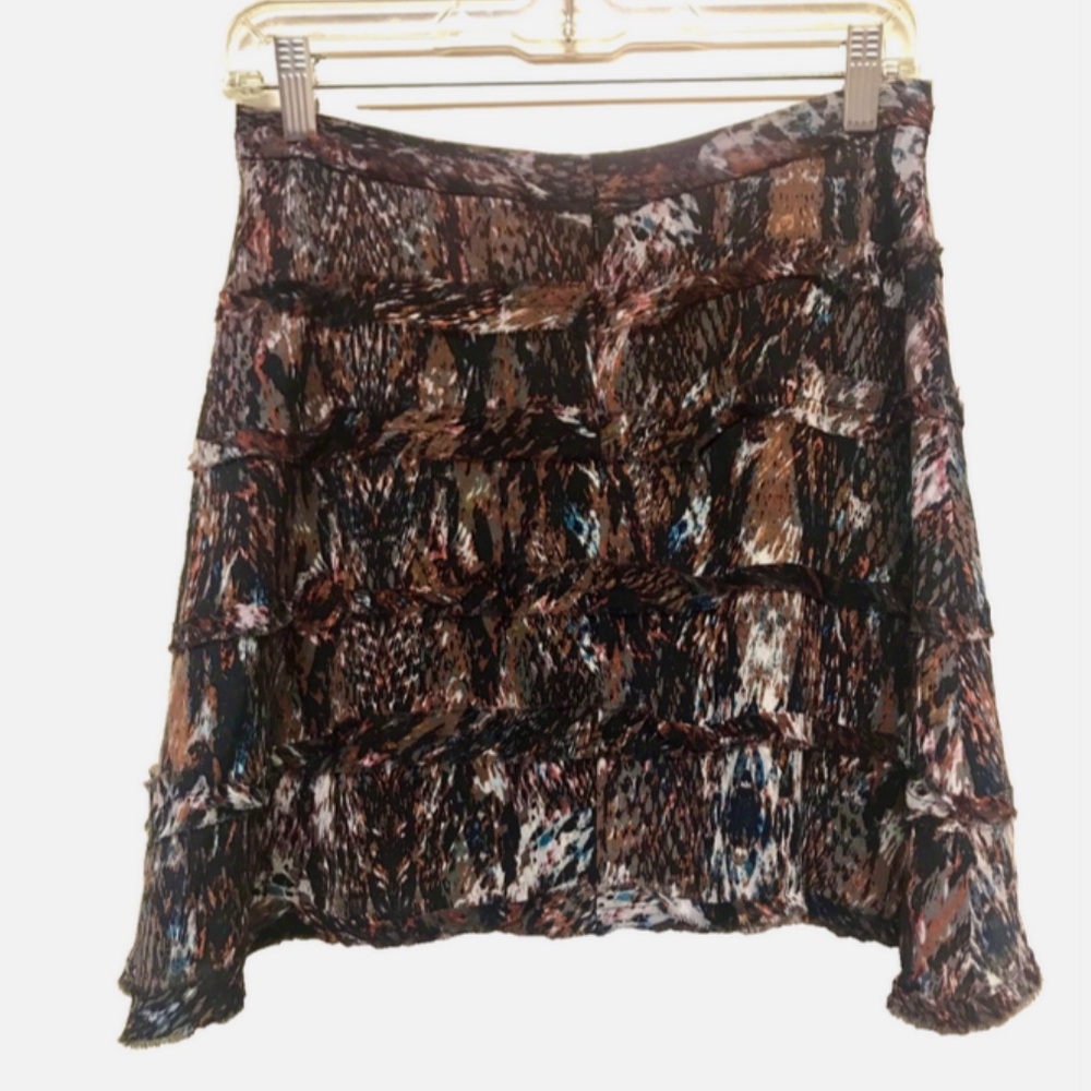 Pjk Patterson J Kincaid Silk Blissful Mini Skirt